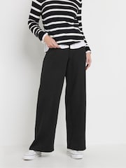 Negro - M&Co Wide Leg Joggers - Imagen 1 de 5
