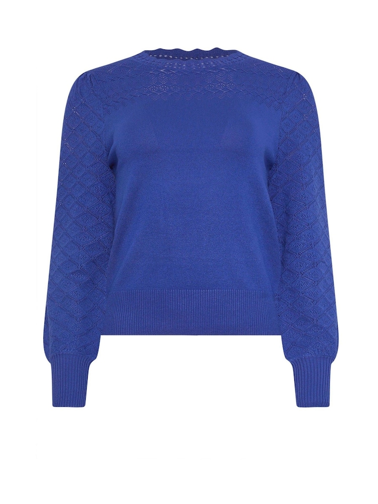 M&Co Petite Pointelle Jumper - Bild 5 von 5 M&Co Petite Pointelle Jumper - Bild 5 von 5
