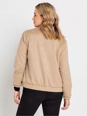 M&Co Natural Suede Bomber Jacket - Image 2 of 5
