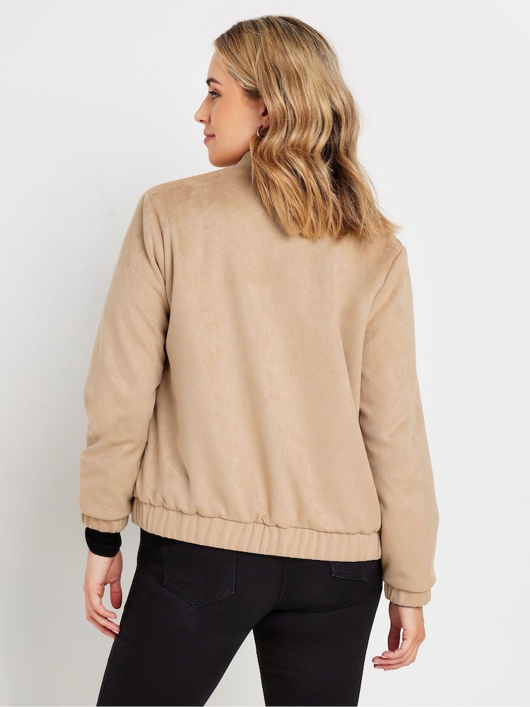 Natural - Chaqueta bomber de ante de M&Co - Imagen 2 de 5 Natural - Chaqueta bomber de ante de M&Co - Imagen 2 de 5