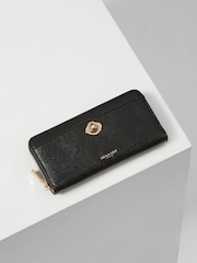 Luella Grey Large Eileen Zip Around Black Purse - Image 1 of 5