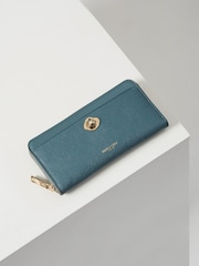 Luella Grey Large Blue Eileen Zip Around Purse - Image 1 of 5