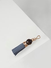 Luella Grey Thames Tassel Beaded Charm Bag - Image 1 of 2