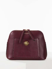 Luella Grey Burgundy Miley Make Up Bag - Image 1 of 5