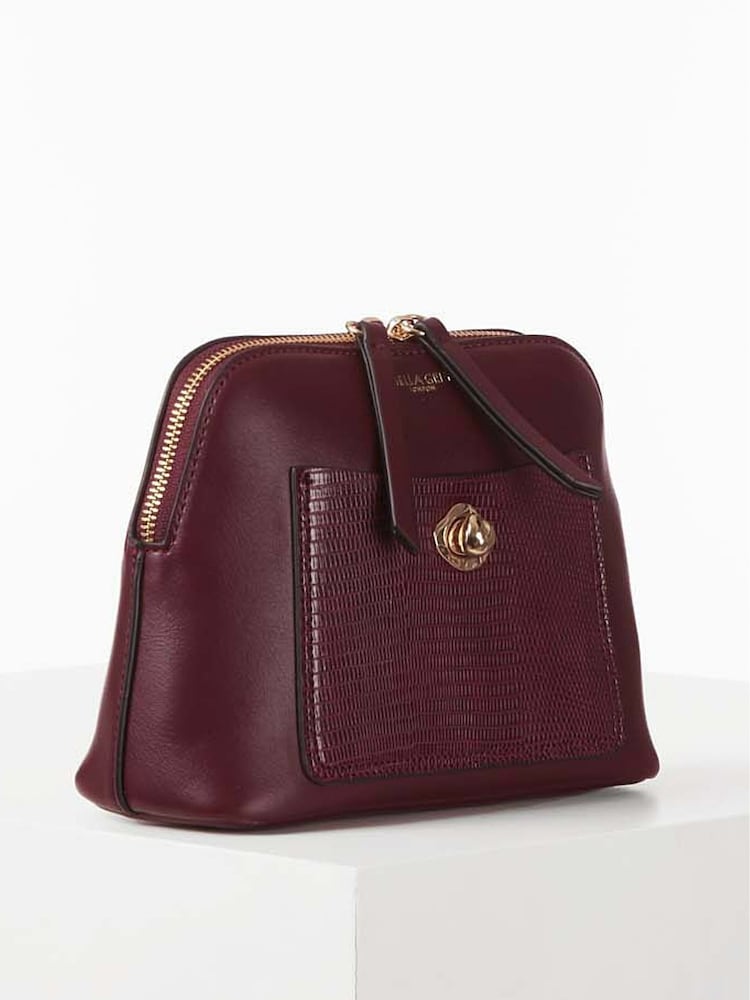 Luella Grey Burgundy Miley Make Up Bag - Image 2 of 5