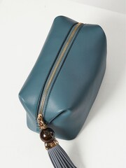 Luella Grey Blue Virginia Wash Bag - Image 3 of 4
