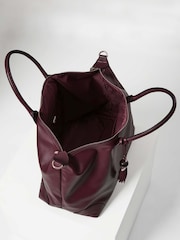 Luella Grey Purple Lana Weekend Travel Holdall - Image 3 of 5