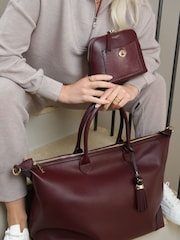 Luella Grey Purple Lana Weekend Travel Holdall - Image 5 of 5