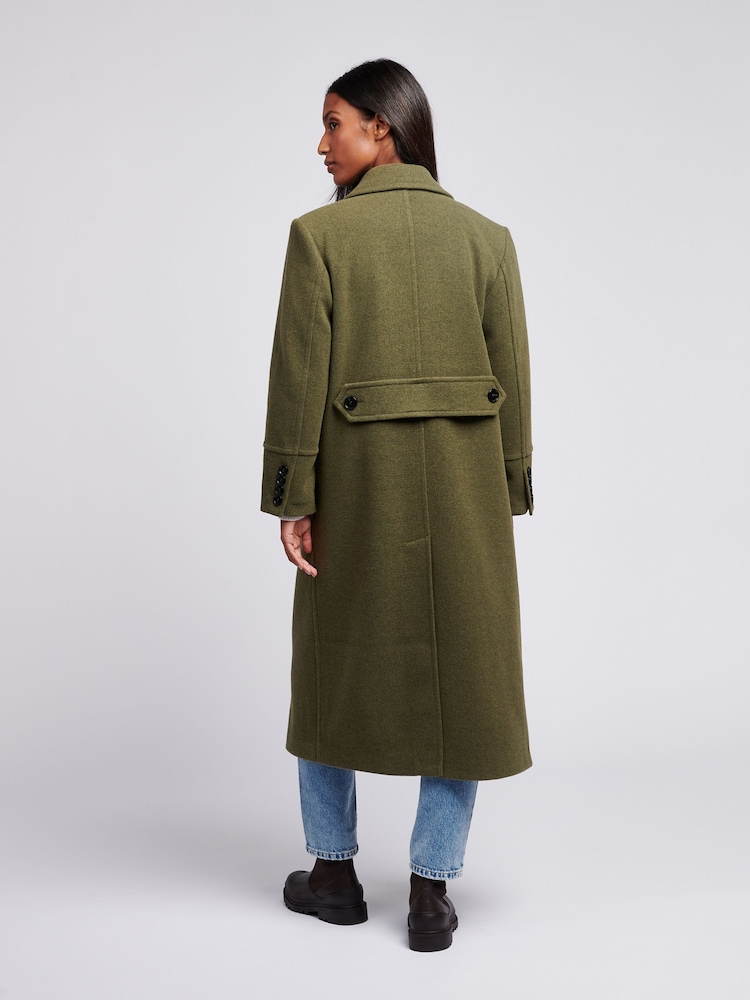 U.S. Polo Assn Green Womens Double Breasted Coat - Image 2 of 12
