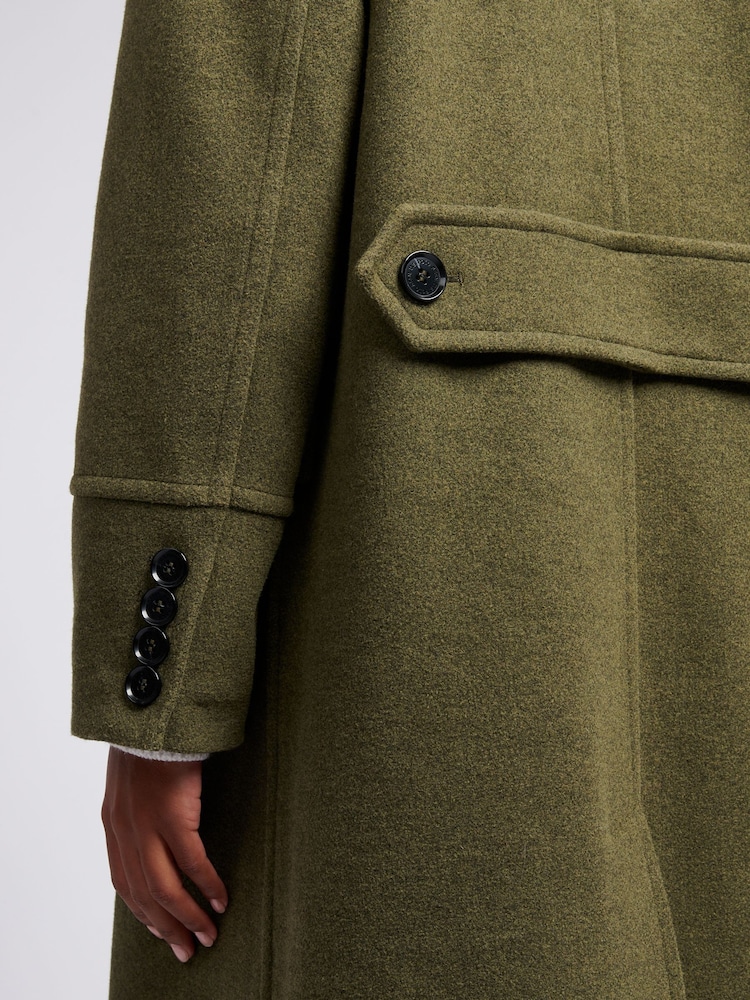U.S. Polo Assn Green Womens Double Breasted Coat - Image 6 of 12