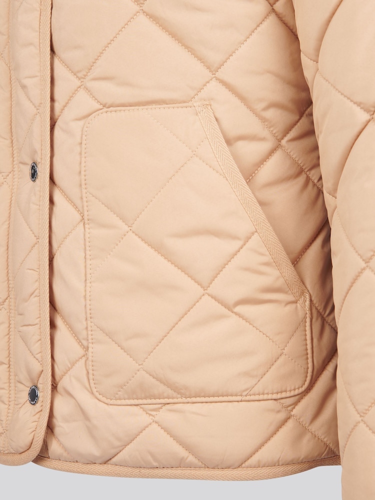 U.S. Polo Assn. Natural Womens Lightweight Quilted Jacket - Image 12 of 12