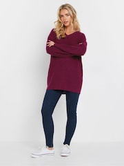 M&Co Petite V-Neck Tunic - Imagen 2 de 5