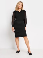 M&Co Black Scuba Crepe Pencil Skirt - Image 2 of 4