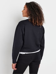 M&Co Blue Flower Print Sweatshirt - Image 3 of 6