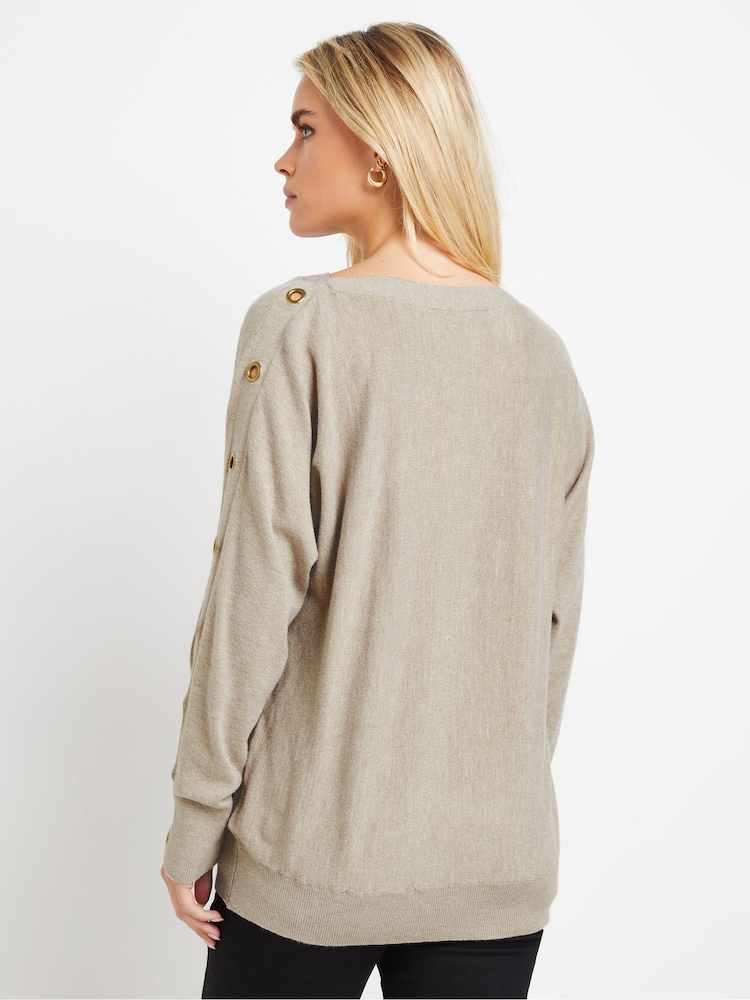 M&Co Natural Petite Batwing Jumper - Image 2 of 5