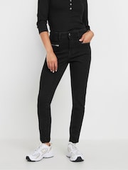 PixieGirl Petite Black Khaki Zip Pkt Skinny Jean - Image 2 of 4