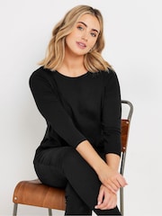 M&Co Black 100% Cotton Crew Neck T-Shirt - Image 1 of 5