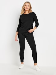 M&Co Black 100% Cotton Crew Neck T-Shirt - Image 2 of 5