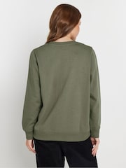 M&Co Green Zebra Printed Star Sweatshirt - Image 3 of 5