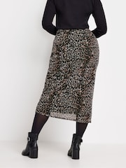 M&Co Animal Print Midi Skirt - Bild 3 von 4