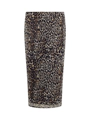 M&Co Animal Print Midi Skirt - Bild 4 von 4