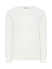 M&Co Cream Petite Lace Trim Jumper - Image 4 of 4