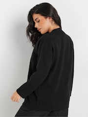 PixieGirl Petite Black V-Neck Button Cardigan - Image 3 of 5