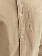 JACK & JONES Natural Corduroy 100% Cotton Shirt - Image 5 of 5