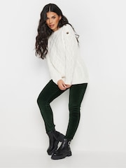 PixieGirl Petite Green Corduroy Skinny Jeans - Image 1 of 5