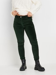 PixieGirl Petite Green Corduroy Skinny Jeans - Image 3 of 5