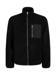 JACK & JONES Black Teddy Fleece Jacket - Image 6 of 7