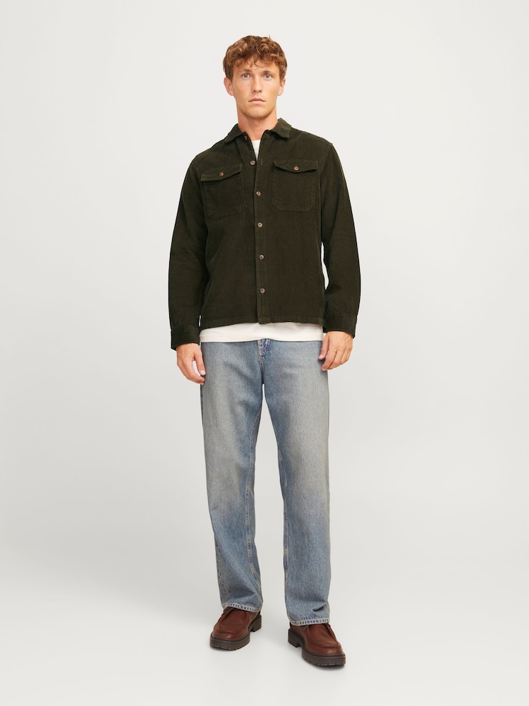 قميص علوي كوردروي قطن 100% من JACK & JONES - Image 3 of 7