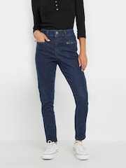 PixieGirl Petite Blue Khaki Zip Pkt Skinny Jean - Image 2 of 4
