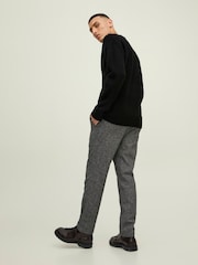 JACK & JONES Black Knitted Crew Neck Jumper - Image 2 of 6