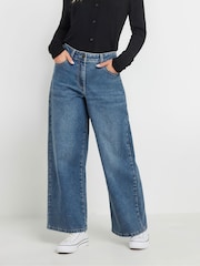 M&Co Blue Wide Leg Jeans - Image 1 of 5