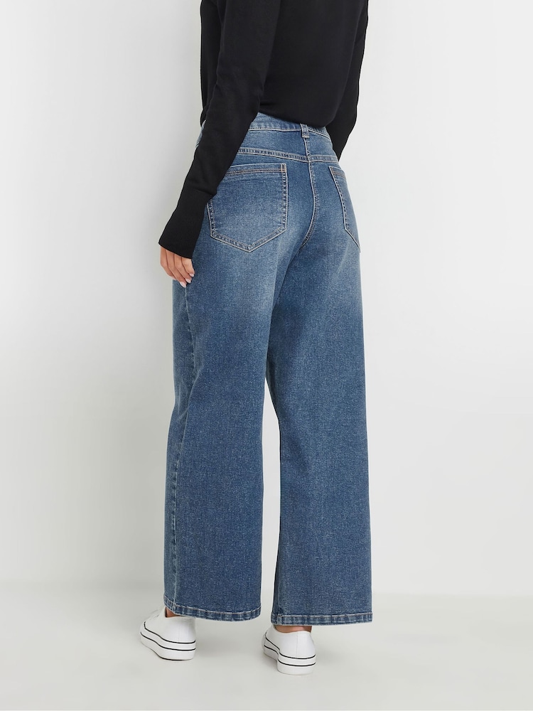 M&Co Blue Wide Leg Jeans - Image 2 of 5
