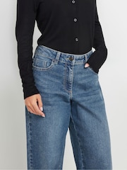 M&Co Blue Wide Leg Jeans - Image 4 of 5