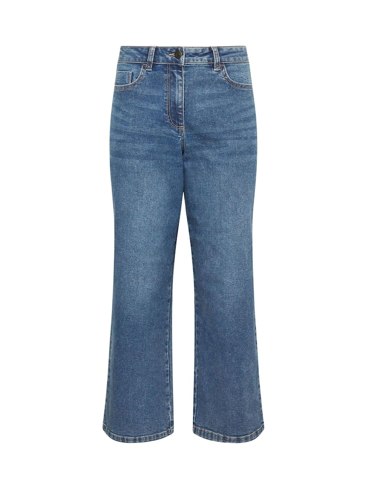M&Co Blue Wide Leg Jeans - Image 5 of 5