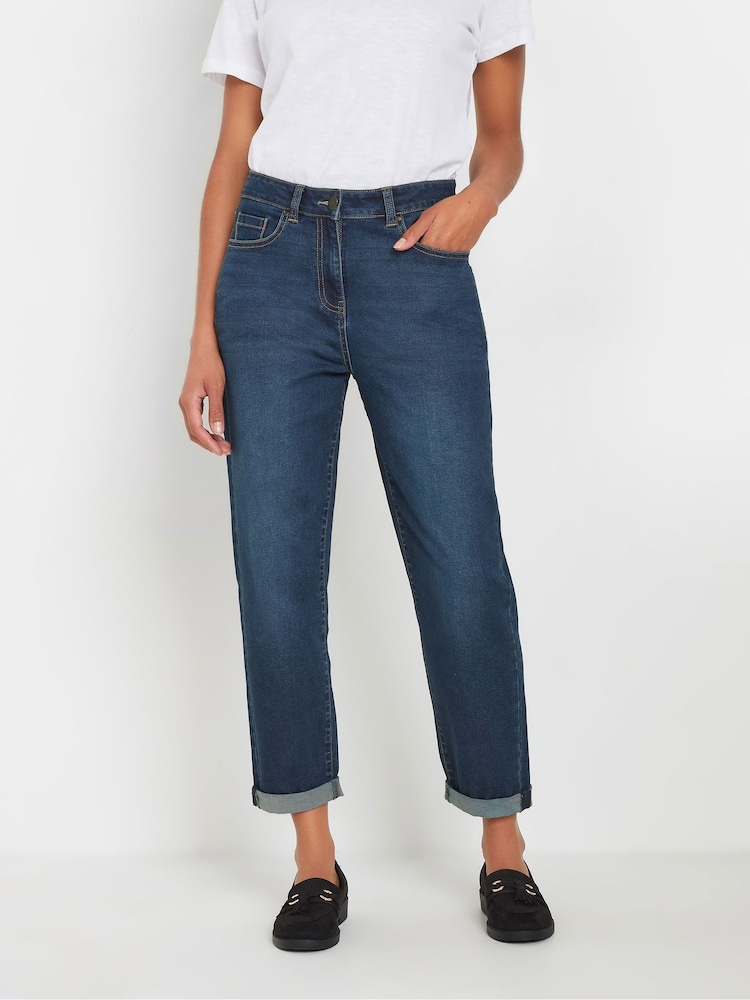 M&Co Dark blue Mom Jeans - Image 1 of 5