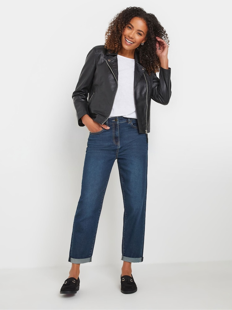 M&Co Dark blue Mom Jeans - Image 2 of 5