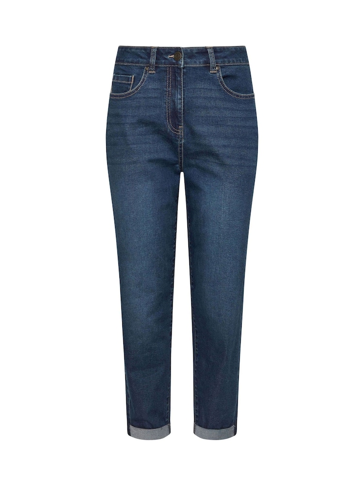 M&Co Dark blue Mom Jeans - Image 5 of 5