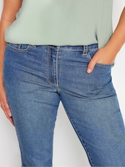 M&Co Blue Lift And Shape Flared Jeans - Image 4 of 5
