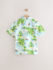 Hawaian Short Sleeve Printed Shirt (3-16yrs) - Image 4 of 6
