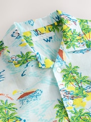 Hawaian Short Sleeve Printed Shirt (3-16yrs) - Image 5 of 6