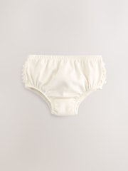 Cream Baby 100% Cotton Knickers 3 Pack (0mths-2yrs) - Image 3 of 7