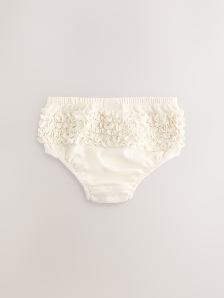 Cream Baby 100% Cotton Knickers 3 Pack (0mths-2yrs) - Image 5 of 7