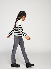 ONLY KIDS Quarter Zip Cosy White Jumper - Image 3 of 5