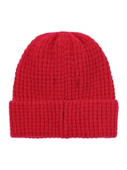 Penfield Red Mens Waffle Winter Beanie - Image 2 of 3