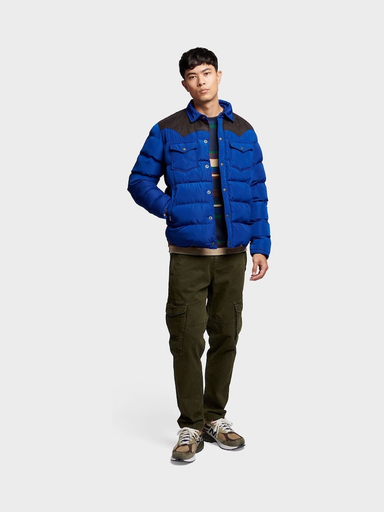 Penfield Mens Blue Contrast Yoke Jacket - Image 2 of 10