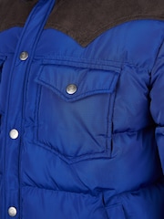 Penfield Mens Blue Contrast Yoke Jacket - Image 9 of 10